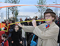 Spectacle en plein air.